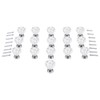 16PCS 25mm Diamond Shape Acrylic Knobs Furniture Drawer Cabinet Cupboard