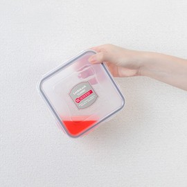 ベストコ ロック&ロック クラシック 1.2L 保存容器 正方形 グレー HPL822DG