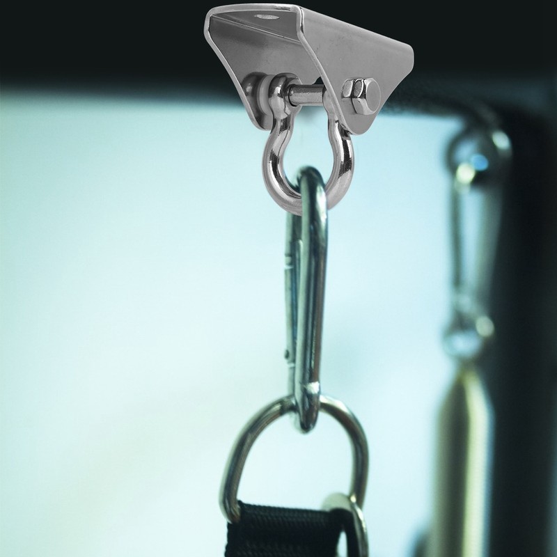 Stainless Steel Ceiling Buckle Mount Hook Fixed Disc with 2