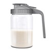 32oz Glass Pitcher, Breastmilk Pitcher with Lid & V-shaped Pour