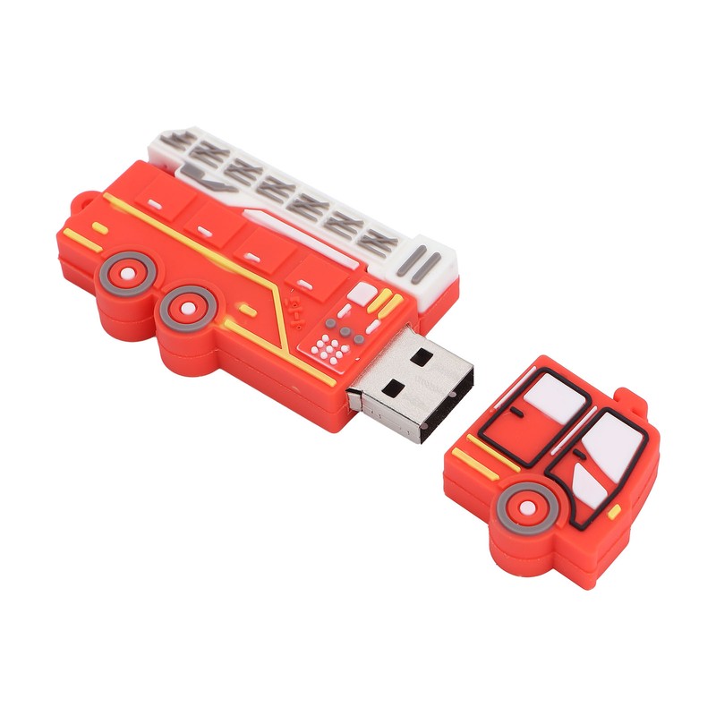 Flash Drive Cute Cartoon Car Compatible Storage Optional USB Thumb