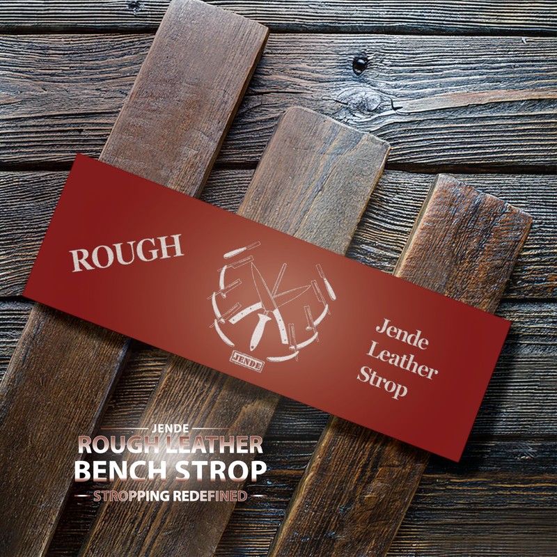 Jende Rough Cow Leather Strop 2"x6"
