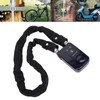 Bluetooth Chain Lock, APP Control Bike Lock with Vibration Alarm
