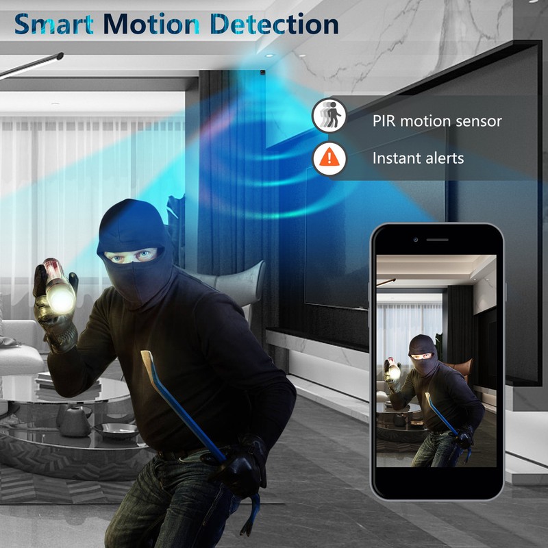 4K Wireless Mini Camera HD Night Vision Cell Phone Remote