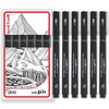 uni-ball PIN Fineliners | Black Fine Tipped Writing Pens |