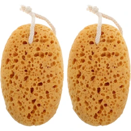 Esponjas de baño exfoliantes BAZEITFLOW – 2 pzas para ducha y limpieza profunda