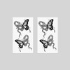 Oottati 2 Sheets Small Tiny Temporary Tattoo Stickers Snake And