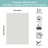 Extra Large Silicone Table Mat, Food-Grade Silicone Mat for Crafts