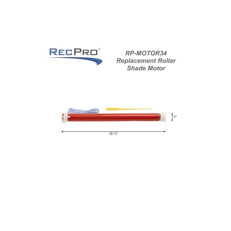 RV Electric Roller Shade Replacement Motor for Irvine Brand Roller