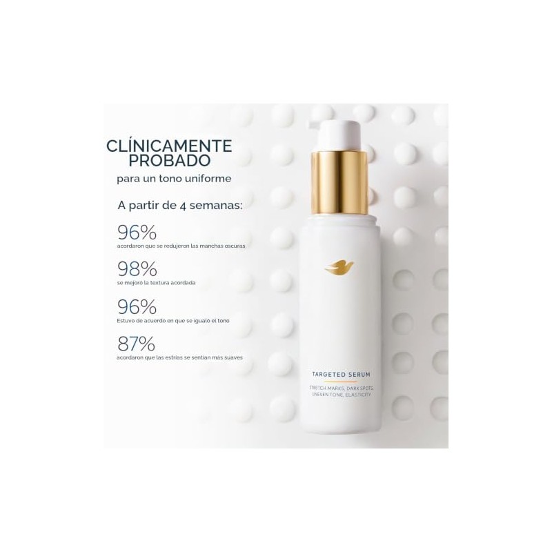 Dove Suero Concentrado para Estrías, Manchas y Elasticidad con Niacinamida,