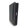 Matt Black Zippered Portfolio Binder - PU Leather Business Portfolio