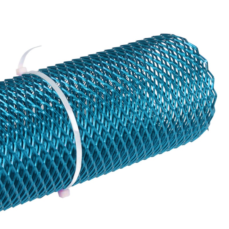 Car Front Center Grid Grille Rhombic Mesh Stable Structure Aluminum