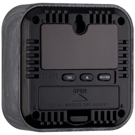 Tanita Digital Thermometer/Hygrometer, Black TT-571