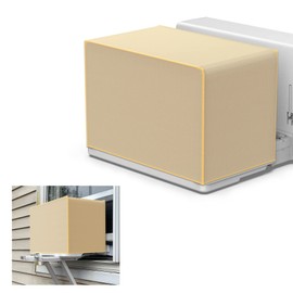 Powrocket Window Air Conditioner Cover for U-Shape Window AC Units, Durable Waterproof and Windproof Design, Winter Window Air Conditioner Cover for Outdoor Protection