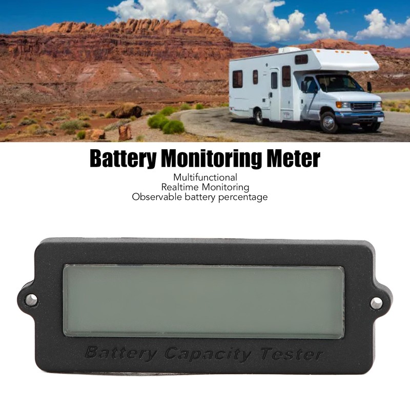Blue Display Lithium Battery Power Indicator Multifunctional Realtime Monitoring Battery