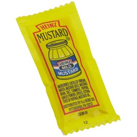 Heinz Mustard, 0.2-Ounce Single Serve Packages (Pack of 500)