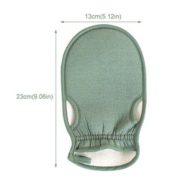 2Pcs Exfoliating Glove, Exfoliating Body Scrubber, Exfoliating Mitt, Deep Exfoliating Glove Body Exfoliator