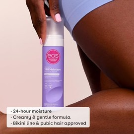 eos Crema de afeitar Shea Better - Lavanda, manteca de karité, aloe vera, hidratante, crema de afeitar para mujeres, eos Crema de afeitar, 7 onzas líq