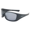 Bluewater Polarized Paddle Sunglasses Matte Black Frames Polarized Grey Lenses