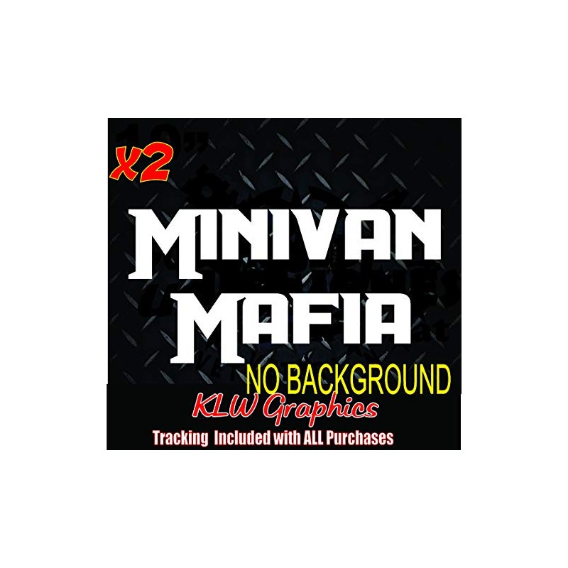 Minivan Mafia Vinyl Decal Sticker Mini Van Wagon Family Funny