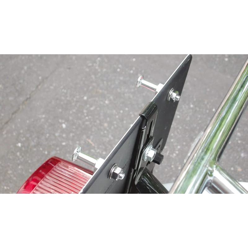 キジマ(Kijima) バイクパーツ 荷掛ボルト 6mm 16mm ナンバープレート用 ナット付属 ハーレー スチール/クローム HD-03057