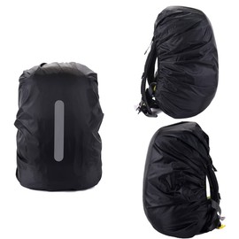 MOPHOEXII 2 Pack Waterproof Rain Cover for Backpack, Backpack Rain Cover with Reflective Strip，Rucksack Rain Cover for Bicycling/Hiking