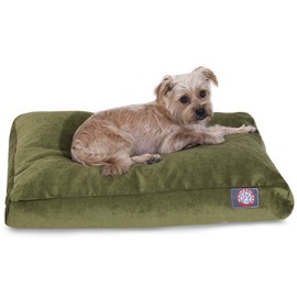 Majestic Pet Villa Rectangle Dog Bed Washable – Non Slip Comfy Pet Bed – Crate Bed with Removable Washable Cover – Kennel Bed for Sleeping, Polyester Fiber, X-Large, Fern