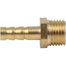 5pcs 6mm Hose ID x 1/4" NPT Male Pipe Car Brass Hose Tailpipe Connector for Connectors Air Water Fuel Line