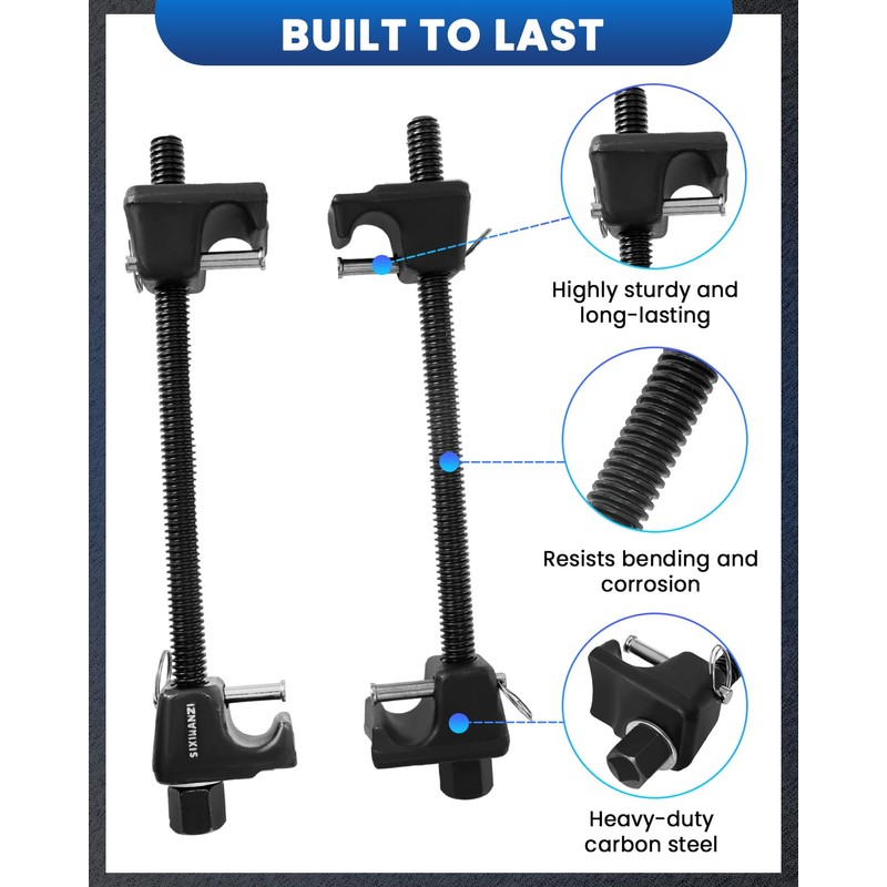 SIXIWANZI Macpherson Strut Spring Compressor Tool, 2PCS Heavy Duty Coil