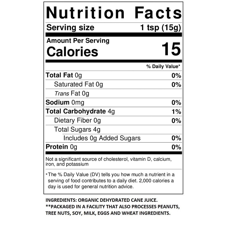 Organic Sucanat Sugar - 3 Lb Tub