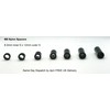 Spacers Nylon Black M8 x 25mm Length, 8.3mm Inner Diameter