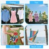 6 Pcs Beach Towel Clips for Beach Chairs, Plastic Large
