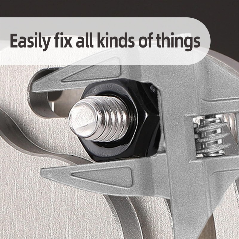 Cloudlink 1PC Adjustable Wrench Strong Clamping Force Easy to Use