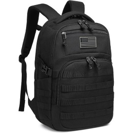 Wotony Military tactical backpack, backpack for men black small tactical assault bag