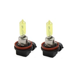 Zoogamo H9 Halogen Headlight Xenon Lightbulb – Pair of 12 Volt 100 Watt 3000K Super Bright Golden Yellow Performance Replacement Lamp Bulb