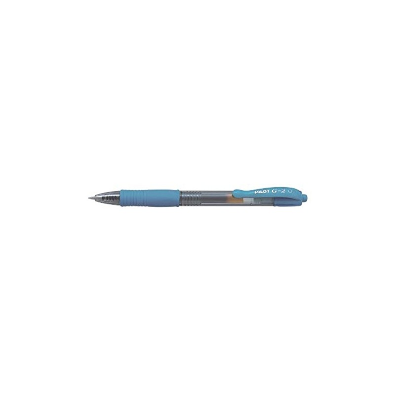 Pilot G207 Retractable Gel Rollerball 0.7 mm Tip, Light Blue,