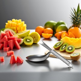 Stainless Steel Pineapple Eye Peeler Remover Tool, Multipurpose Pineapple Eye Clip,Pineapple Eye Cutter V Shape Pineapple Eye Peeler Remover for Home Kitchen Peeling