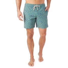 Fair Harbor Bayberry Trunk –– Men's Swim Suits with Liner, 7-inch Inseam –– Anti-Chafe Classic fit Swim Trunks