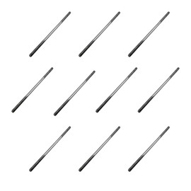10PCS Pushrod Connector Double End Threaded Rod Stainless Steel Rod Linkage for RC Airplane Helicopter Car Boat DIY Model Toy Parts (M2X50mm)