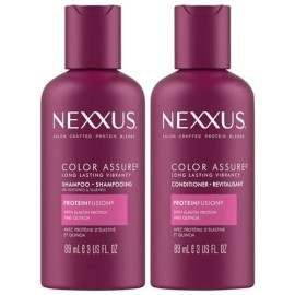 Nexxus Travel Shampoo and Conditioner, Color Assure – Replenishes and Extends...