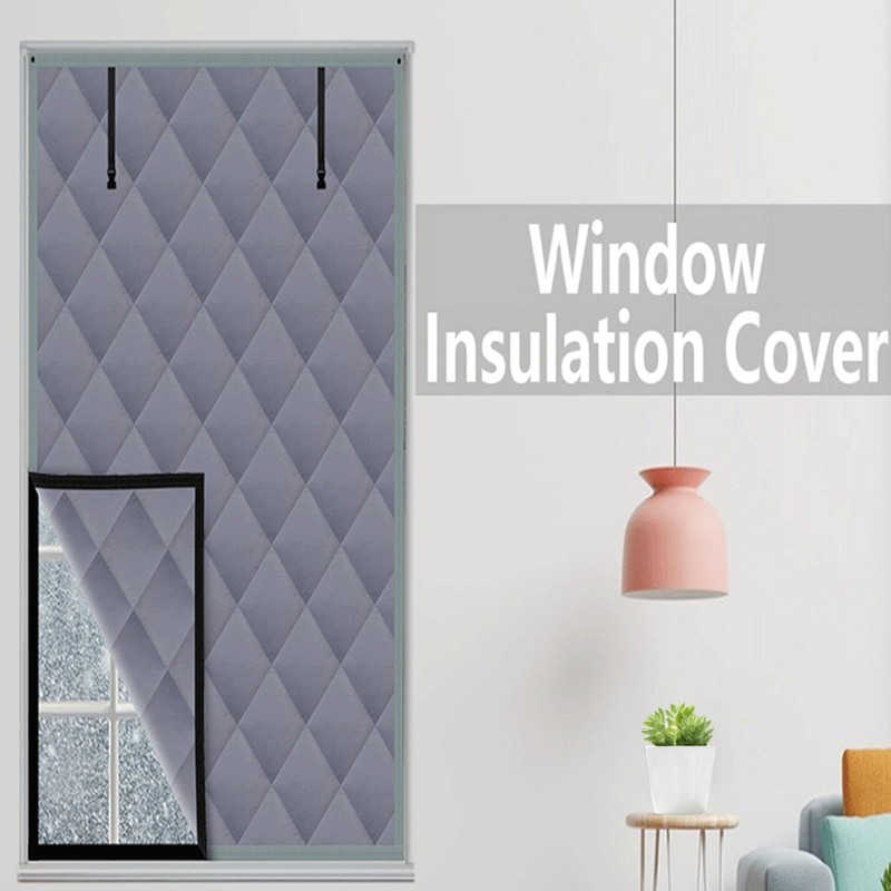 Winter Insulated Window Covers, 3 Layer Thermal Window Cover for