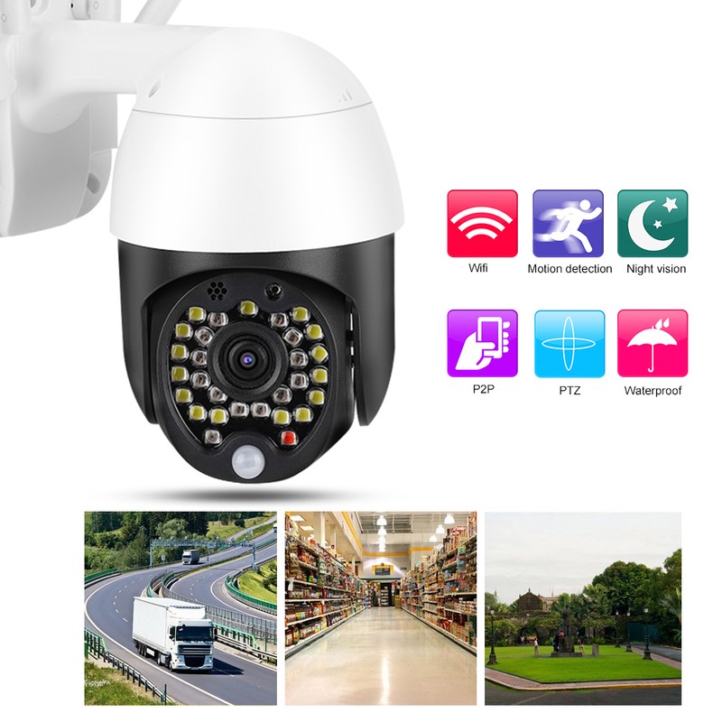 1in Mini Waterproof 1080P HD Dome Camera Motion Detection Wireless