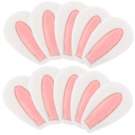 EXCEART Mini Bunny Ears Rabbit Ear Headwear 20pcs DIY Crafts for Hair Clips Headband Hair Ties Scrapbooking DIY Craft Christmas Party Supplies