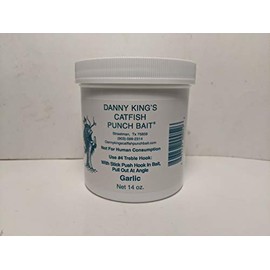 Danny King Catfish Punch Bait Garlic Fishing Equipment, 14 oz