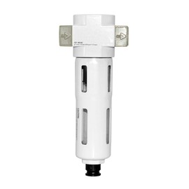 Beduan 3/8" Air in-line Compressed Particulate Filter,Moisture Water Trap Filter With Visible Bowl,Semi-Auto Drain(MINI)