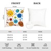 Joymaison 18x18 Set of 4 Kids Reading Corner Throw Pillow
