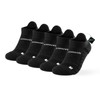 Rahhint 5 Pack Short Running Socks, black, 35 - 38