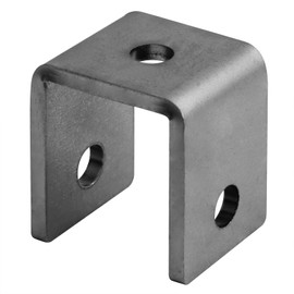 eoere 4 PCS Trailer Leaf Spring Hanger Front/Center/Rear Hanger, Fit 1-3/4" Springs 2-1/2" Tall - 9/16" Bolt Hole