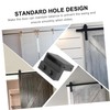 Outanaya 2pcs Barn Door Stopper Zinc Alloy Sliding Door Retainer