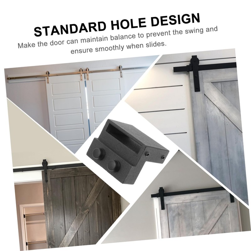 Outanaya 2pcs Barn Door Stopper Zinc Alloy Sliding Door Retainer